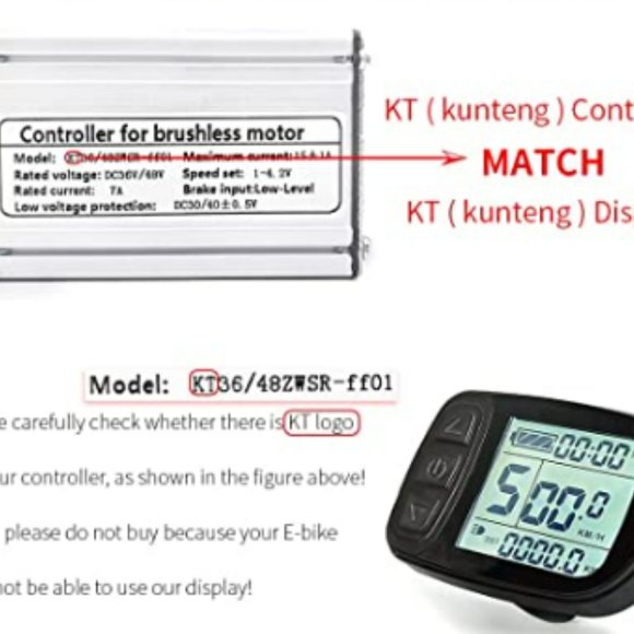 Hudamzky Ebike LCD Display Meter KT-LCD5 - NWOT - Picture 2 of 6